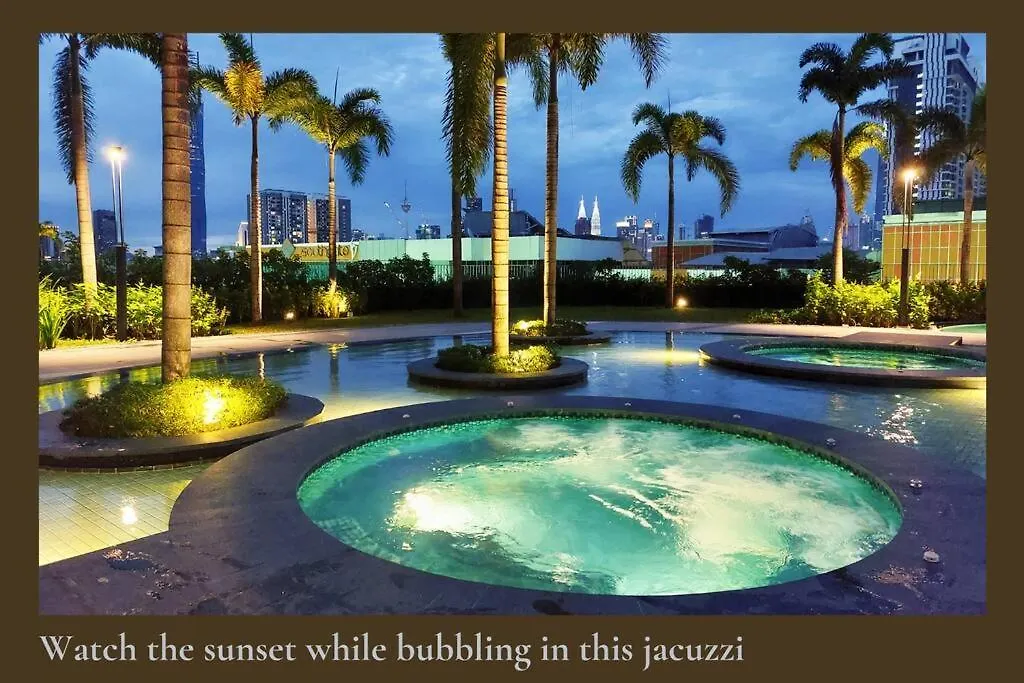 Pool Heaven Studio - 1 Mrt Stop To Trx The Exchange,Free Shuttle To Mrt Kuala Lumpur